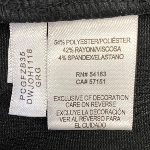 DKNY Jeans Ladies’ Zip Fly, Slim Leg, Stretch Pants, Gray, Large NWT - Picture 15 of 16